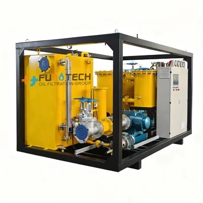 High Velocity Oil Flushing Skid